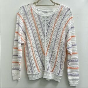 Women’s Crochet Knit Sweater, size small